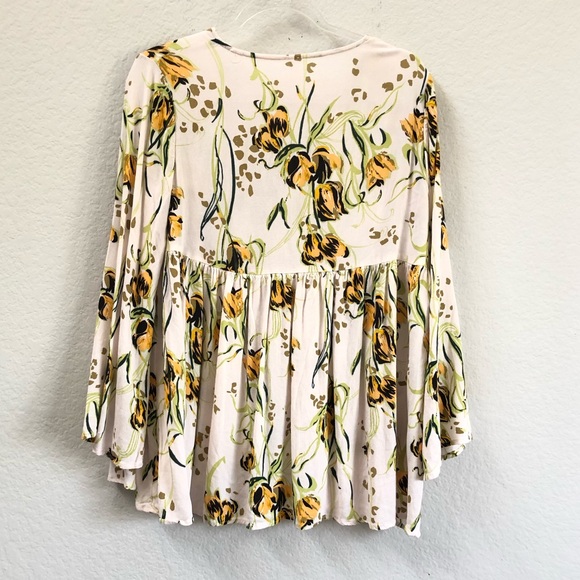Free People Bella Printed Tunic Mini Dress Small - Picture 3 of 5